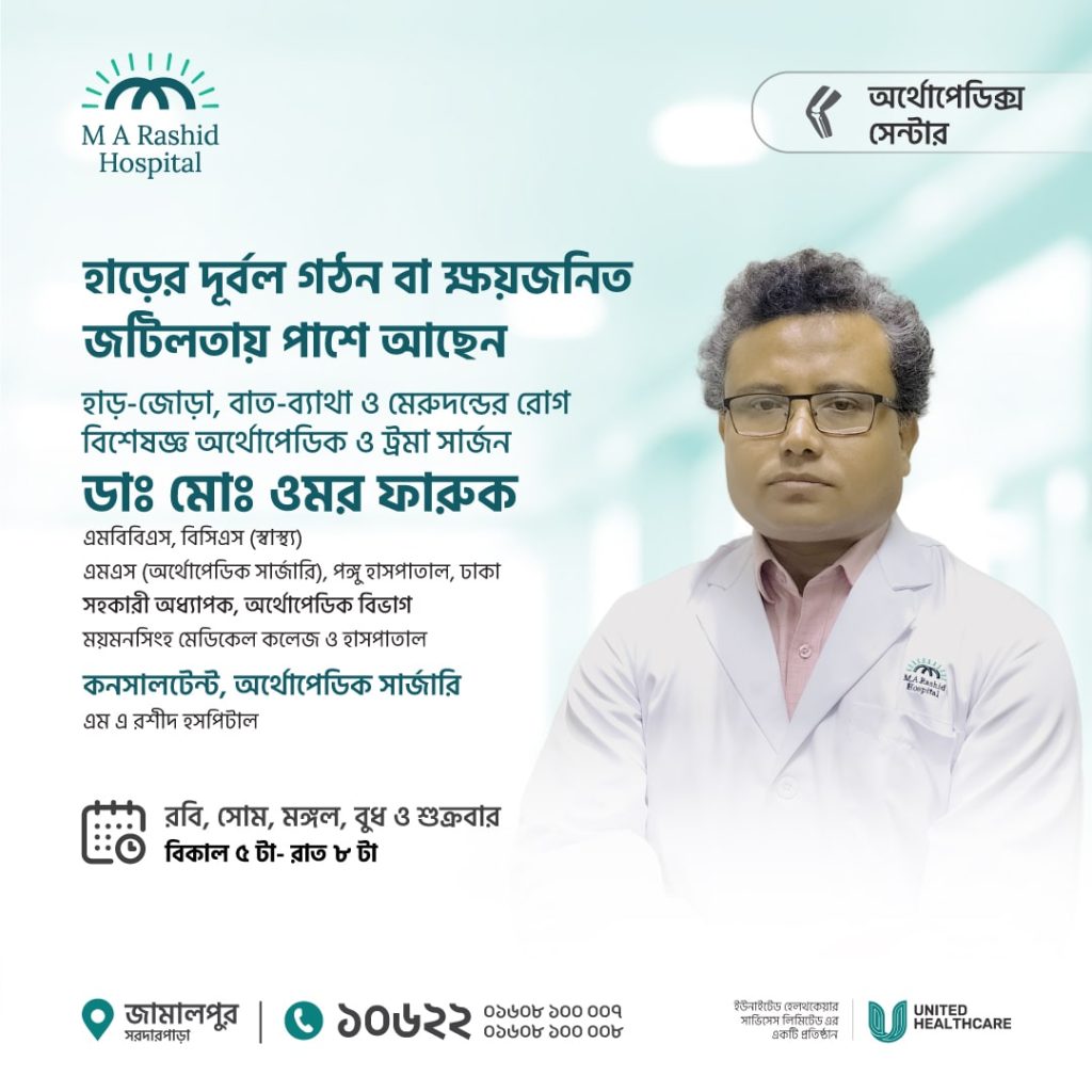 Dr Rafāqat Rashid Doctors List – M A Rashid Hospital, Jamalpur